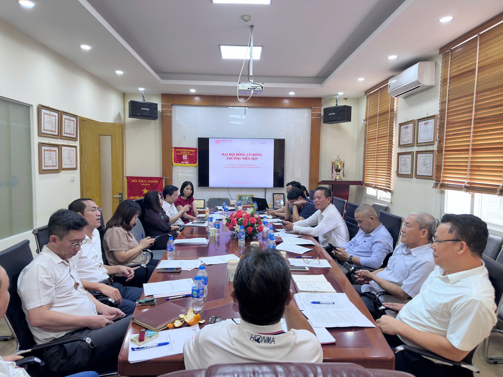 ĐẠI HỘI CỔ ĐÔNG THƯỜNG NIÊN NĂM 2025 CỦA C&E THÀNH CÔNG TỐT ĐẸP