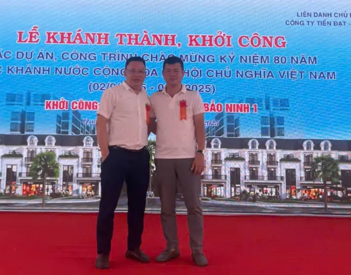 TỔNG GIÁM ĐỐC C&E DỰ LỄ KHỞI CÔNG DỰ ÁN NHÀ Ở XÃ HỘI BẢO NINH 1 TẠI QUẢNG TRỊ