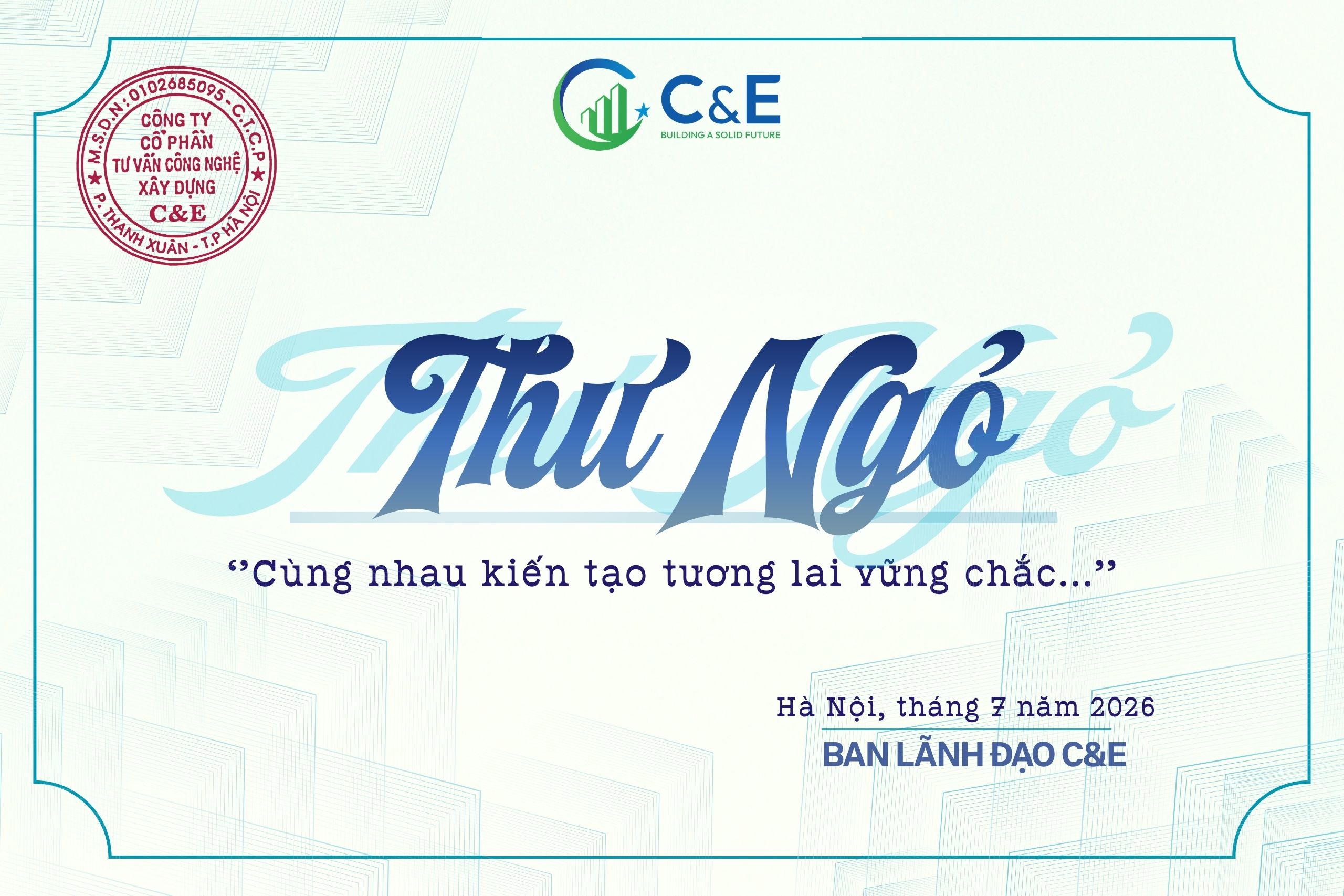 Thư ngỏ của Ban Lãnh đạo: Cùng nhau kiến tạo thương hiệu mới