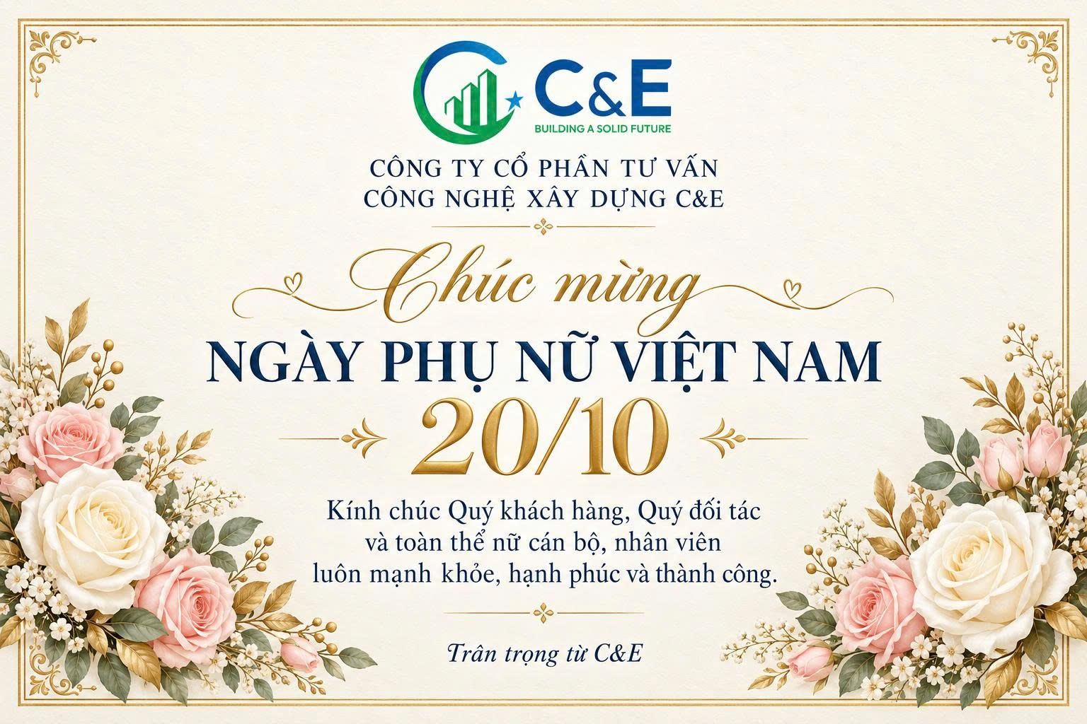 C&amp;E chúc mừng Ngày Phụ nữ Việt Nam 20/10