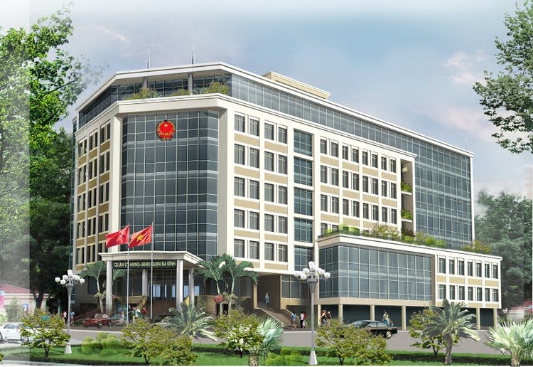 Cải tạo, mở rộng trụ sở Quận ủy - HĐND - UBND quận Ba Đình