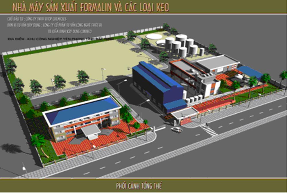 Nhà máy sản xuất FORMALINE và các loại keo dán